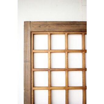 栗の升格子蔵戸　W0158 