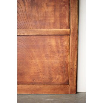 総欅 格子障子戸 2枚1組　L1135 