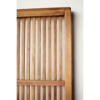 白木 クリアガラス格子戸 2枚1組　L1136 