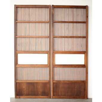 細身格子戸 4枚1組　L1137 AB　ウラ