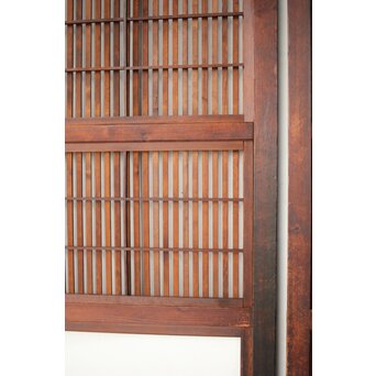 障子枠付 クリアガラス格子戸 4枚1組　L1138Y 