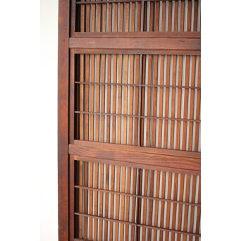 障子枠付 クリアガラス格子戸 4枚1組　L1138Y 