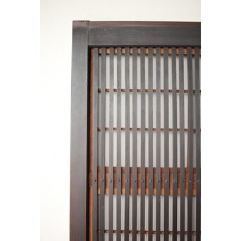 障子枠付 クリアガラス格子戸 4枚1組　L1138Y 