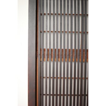 障子枠付 クリアガラス格子戸 4枚1組　L1138Y 