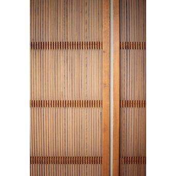 白木極細格子戸 2枚1組　L1139 