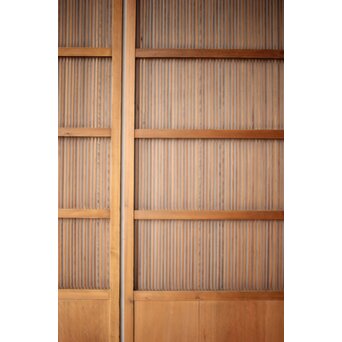 白木極細格子戸 2枚1組　L1139 