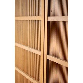 白木極細格子戸 2枚1組　L1139 