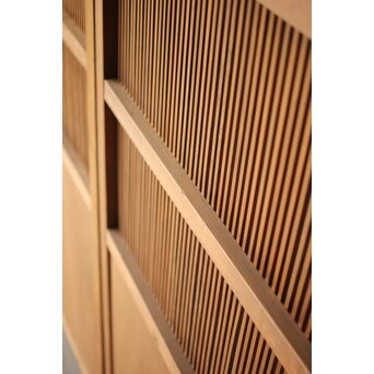 白木極細格子戸 2枚1組　L1139 