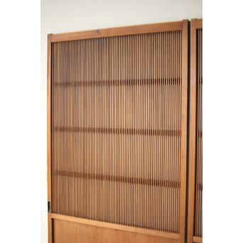 白木極細格子戸 2枚1組　L1139 