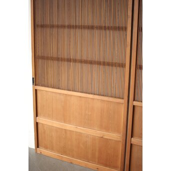 白木極細格子戸 2枚1組　L1139 