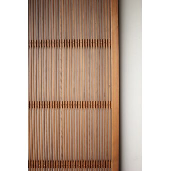 白木極細格子戸 2枚1組　L1139 釘を打つのも一苦労な細さ