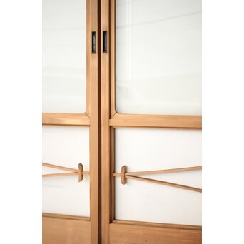 松の葉組子の障子戸 4枚1組　F271Y 