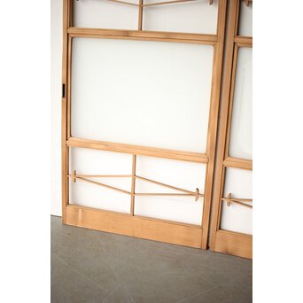 松の葉組子の障子戸 4枚1組　F271Y 