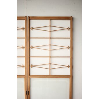 松の葉組子の障子戸 4枚1組　F271Y 