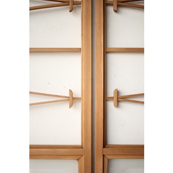 松の葉組子の障子戸 4枚1組　F271Y 