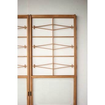 松の葉組子の障子戸 4枚1組　F271Y 