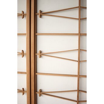 松の葉組子の障子戸 4枚1組　F271Y 