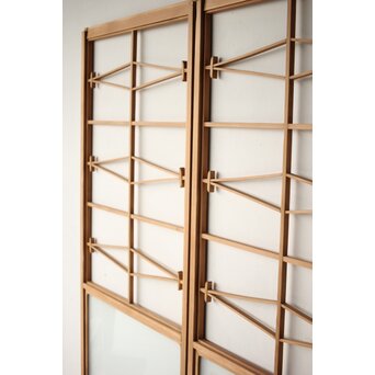 松の葉組子の障子戸 4枚1組　F271Y 