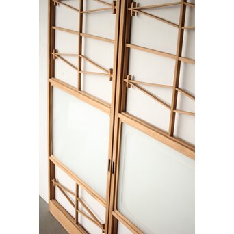 松の葉組子の障子戸 4枚1組　F271Y 