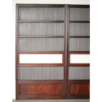 黒格子戸 2枚1組　L1140 