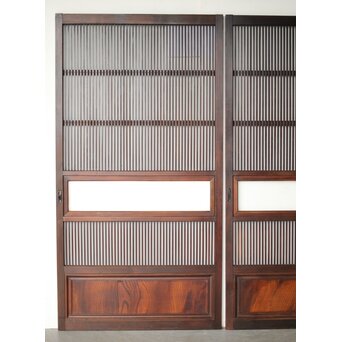 黒格子戸 2枚1組　L1140 