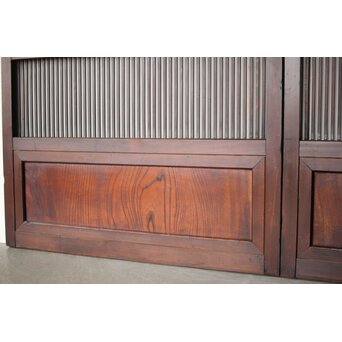 黒格子戸 2枚1組　L1140 