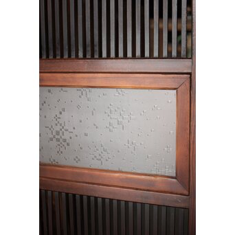 黒格子戸 2枚1組　L1140 