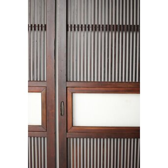 黒格子戸 2枚1組　L1140 シックで和モダンに