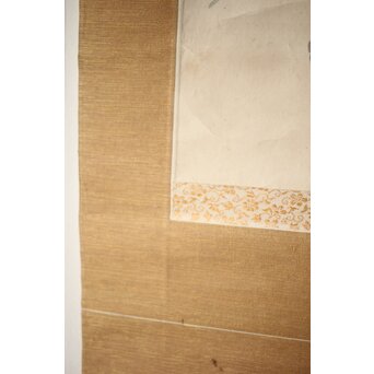 倣 小川芋銭 [海鮮図] 紙本 掛軸　Z524 