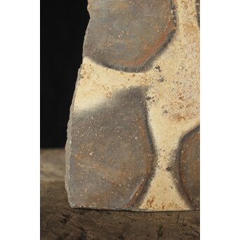 備前 窯道具 牡丹餅 陶板　P486 