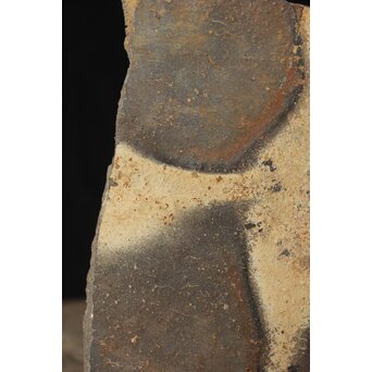 備前 窯道具 牡丹餅 陶板　P486 