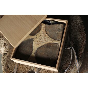 備前 窯道具 牡丹餅 陶板　P486 