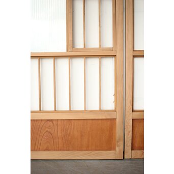 猫間/雪見障子戸 2枚1組　F272 