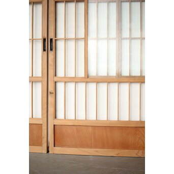 猫間/雪見障子戸 2枚1組　F272 