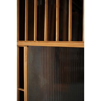 猫間/雪見障子戸 2枚1組　F272 モールガラス仕様