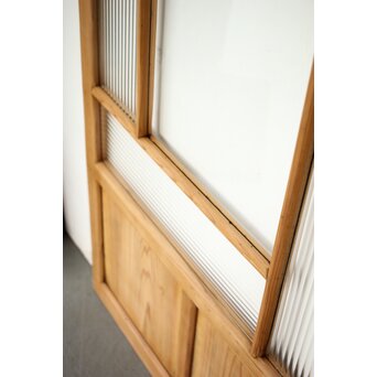 卍デザインガラス戸 4枚1組　GD0230Y 