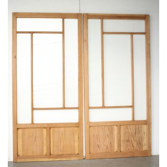 卍デザインガラス戸 4枚1組　GD0230Y CD　ウラ