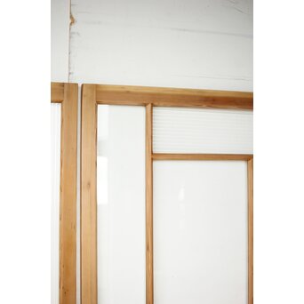 卍デザインガラス戸 4枚1組　GD0230Y 