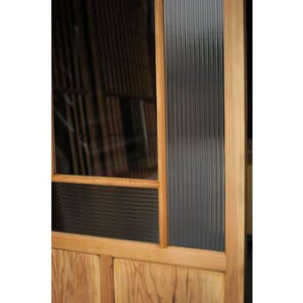 卍デザインガラス戸 4枚1組　GD0230Y 