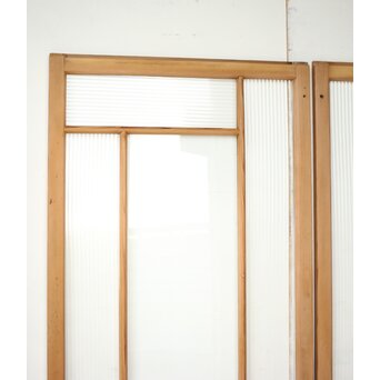 卍デザインガラス戸 4枚1組　GD0230Y 