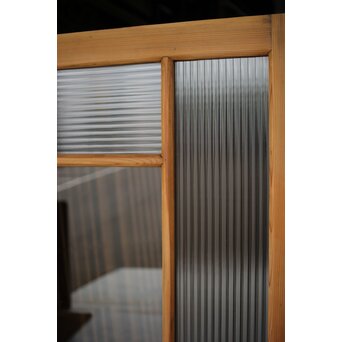 卍デザインガラス戸 4枚1組　GD0230Y 縦使いと横使い