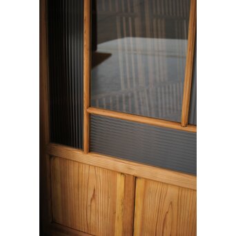 卍デザインガラス戸 4枚1組　GD0230Y 