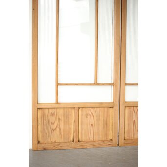 卍デザインガラス戸 4枚1組　GD0230Y 