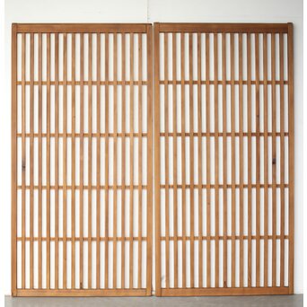 太格子戸 2枚1組　L1141 B面　　同じ表情です