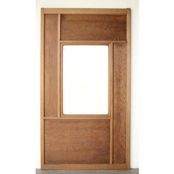 うずくり杉のにかわガラス建具　GD0231