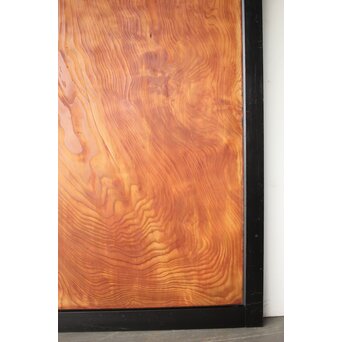 黒枠 杉一枚板 板戸 4枚1組　B1075Y 