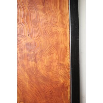 黒枠 杉一枚板 板戸 4枚1組　B1075Y 