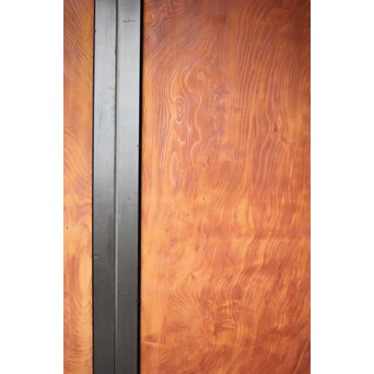 黒枠 杉一枚板 板戸 4枚1組　B1075Y 