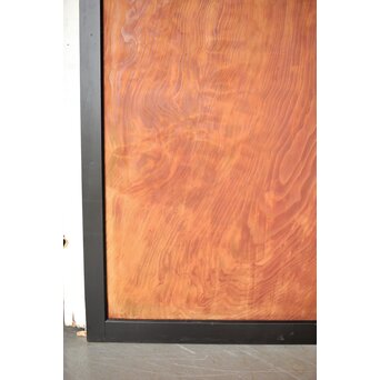 黒枠 杉一枚板 板戸 4枚1組　B1075Y 