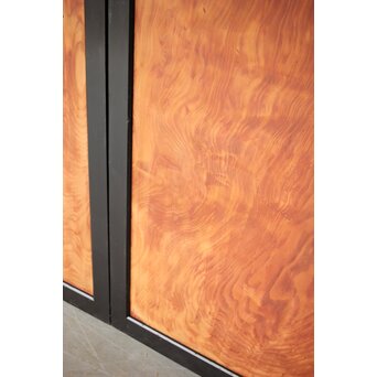 黒枠 杉一枚板 板戸 4枚1組　B1075Y 